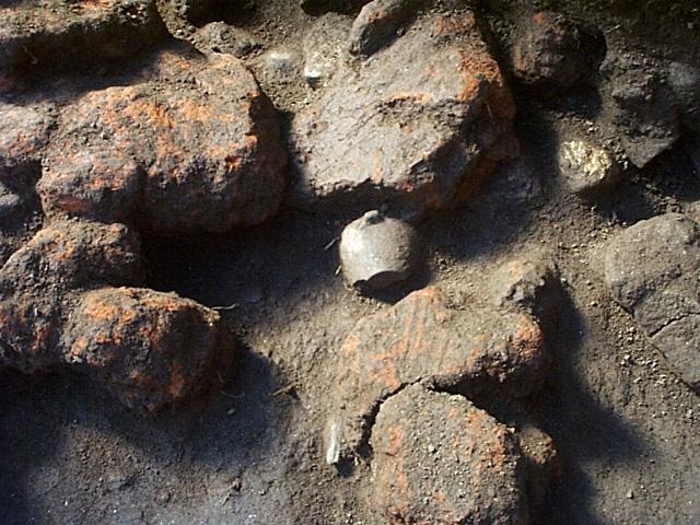 Figure. 5. Drenkovo I. Vessel under the destruction of a Late Neolithic house.